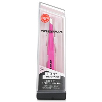 Tweezerman 斜型鑷子 - Pink (工作室系列) (Slant Tweezer - Pink (Studio Collection))