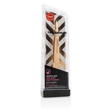 Tweezerman 斜角鉗子 - Rose Gold (Studio Collection) (Slant Tweezer - Rose Gold (Studio Collection))