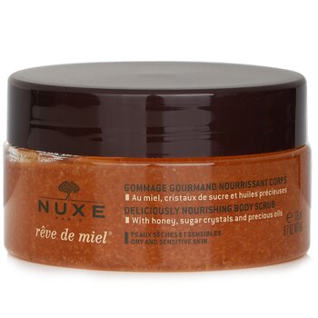 Reve De Miel 美味滋養身體磨砂膏 - 適用於乾性和敏感性肌膚 (Reve De Miel Deliciously Nourishing Body Scrub - For Dry & Sensitive Skin)