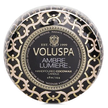 Voluspa 迷你錫蠟燭 - Ambre Lumiere (Mini Tin Candle - Ambre Lumiere)