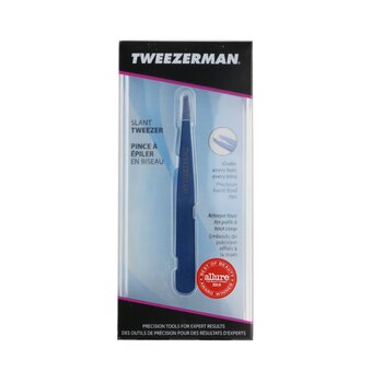 Tweezerman 斜鑷子 - 鐘底藍色 (Slant Tweezer - Bell Bottom Blue)
