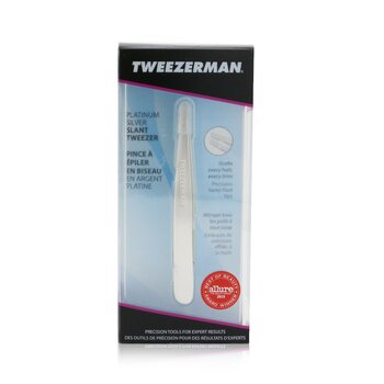 Tweezerman 斜鑷子 - 白金銀 (Slant Tweezer - Platinum Silver)