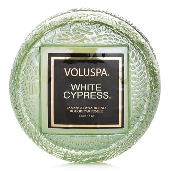 Voluspa 馬卡龍蠟燭 - 白柏 (Macaron Candle - White Cypress)