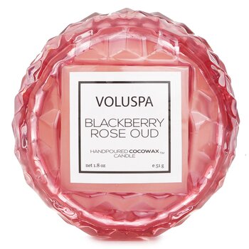 Voluspa 馬卡龍蠟燭 - 黑莓玫瑰烏木 (Macaron Candle - Blackberry Rose Oud)