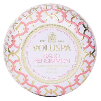 Voluspa 迷你錫蠟燭 - 西條柿子 (Mini Tin Candle - Saijo Persimmon)