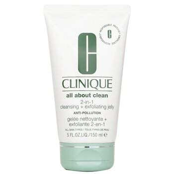 Clinique 專屬清潔 2 合 1 清潔 + 去角質果凍 (All About Clean 2-In-1 Cleansing + Exfoliating Jelly)
