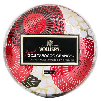 Voluspa 迷你錫蠟燭 - 五香枸杞芋頭橙 (Mini Tin Candle - Spiced Goji Tarocco Orange)