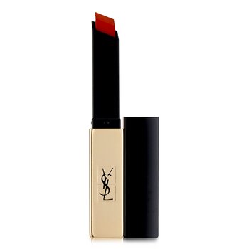 Yves Saint Laurent Rouge Pur Couture The Slim 皮革啞光唇膏 - #33 Orange Desire (Rouge Pur Couture The Slim Leather Matte Lipstick - # 33 Orange Desire)