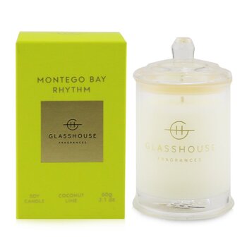 Glasshouse Triple Scented Soy Candle - Montego Bay Rhythm (Coconut & Lime) (Triple Scented Soy Candle - Montego Bay Rhythm (Coconut & Lime))