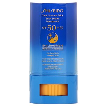 Shiseido 透明防曬棒 SPF 50+ UVA - 用於面部/身體（非常高的保護和非常防水） (Clear Suncare Stick SPF 50+ UVA - For Face/Body (Very High Protection & Very Water-Resistant))