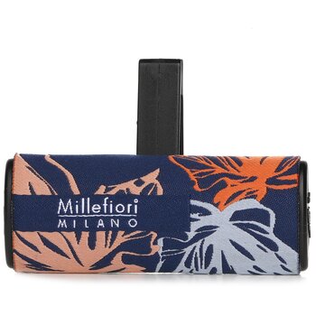 Millefiori Icon Textile 花卉汽車空氣清新劑 - 白麝香 (Icon Textile Floral Car Air Freshener - White Musk)