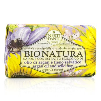 Bio Natura 可持續植物皂 - 摩洛哥堅果油和野生乾草 (Bio Natura Sustainable Vegetal Soap - Argan Oil & Wild Hay)