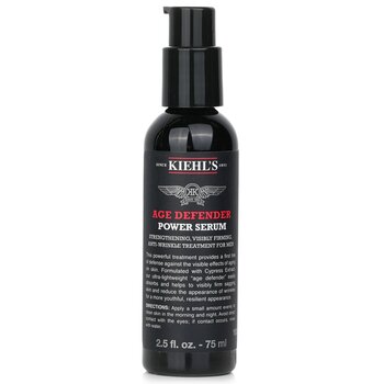 Kiehls Age Defender Power Serum 強化、明顯緊緻、男士抗皺治療 (Age Defender Power Serum Strengthening, Visibly Firming, Anti-Wrinkle Treatment For Men)