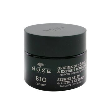 Nuxe 生物有機芝麻和柑橘提取物亮採排毒面膜 (Bio Organic Sesame Seeds & Citrus Extract Radiance Detox Mask)