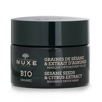 Nuxe 生物有機芝麻和柑橘提取物亮採排毒面膜 (Bio Organic Sesame Seeds & Citrus Extract Radiance Detox Mask)