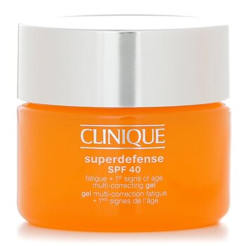 Clinique Superdefense SPF 40 Fatigue + 1st Signs Of Age Multi-Correcting Gel (Superdefense SPF 40 Fatigue + 1st Signs Of Age Multi-Correcting Gel)