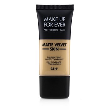 啞光絲絨肌膚全遮瑕粉底-#Y305（柔和米色） (Matte Velvet Skin Full Coverage Foundation - # Y305 (Soft Beige))