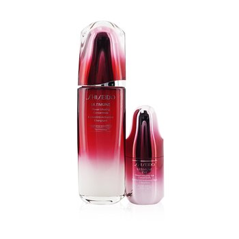 Ultimune Power Infusing（ImuGenerationRED 技術）套裝：面部濃縮液 100ml + 眼部濃縮液 15ml (Ultimune Power Infusing (ImuGenerationRED Technology) Set: Face Concentrate 100ml + Eye Concentrate 15ml)