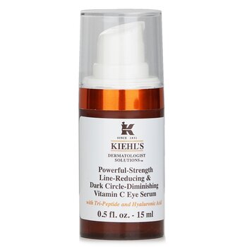 Kiehls 皮膚科醫生解決方案 強效-強度線-減少和黑眼圈-減少維生素 C 眼部精華 (Dermatologist Solutions Powerful-Strength Line-Reducing & Dark Circle-Diminishing Vitamin C Eye Serum)