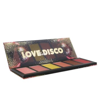 NYX Love Lust Disco 腮紅調色板（6x 腮紅）-# Vanity Loves Company (Love Lust Disco Blush Palette (6x Blush) - # Vanity Loves Company)