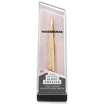 Tweezerman 斜型眉毛夾 (鍍錫) (Studio Collection) (Slant Tweezer Ultra Precision (Tin Coated) (Studio Collection))