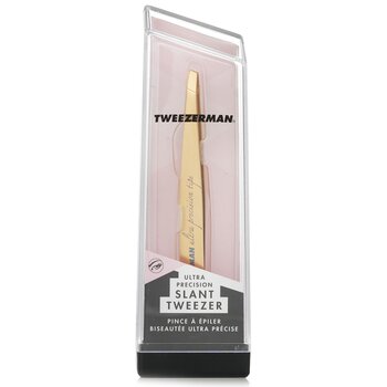 Tweezerman 斜鑷子超精密（鍍錫）（工作室系列） (Slant Tweezer Ultra Precision (Tin Coated) (Studio Collection))