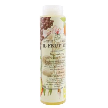 Nesti Dante IL Frutteto Bath & Shower Natural Liquid Soap with Red Grape Leaves & Lemon Extract (IL Frutteto Bath & Shower Natural Liquid Soap With Red Grape Leaves & Lemon Extract)