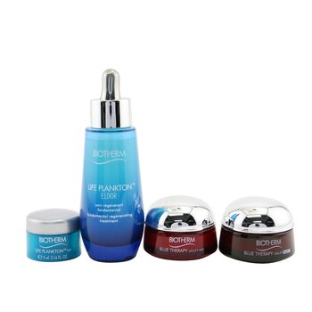 Life Plankton 禮品套裝:Elixir 50ml+ Blue Therapy 日霜 15ml+ Blue Therapy 晚霜 15ml+ Lift Plankton Eye 5ml