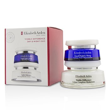 Visible Difference Day & Night Duo: Refining Moisture Cream Complex 100ml/3.4oz+Good Night's Sleep Restoring Cream 50ml/1.7oz (Visible Difference Day & Night Duo: Refining Moisture Cream Complex 100ml/3.4oz+Good Night's Sleep Restoring Cream 50ml/1.7oz)