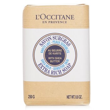 LOccitane Shea Butter Extra Rich Soap - 乳木果乳（敏感肌膚專用） (Shea Butter Extra Rich Soap - Shea Milk (For Sensitive Skin))