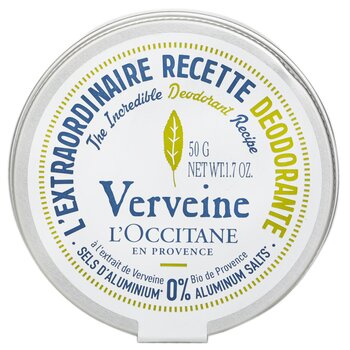 LOccitane Verveine（馬鞭草）除臭劑 - 0% 鋁鹽 (Verveine (Verbena) Deodorant - 0% Aluminum Salts)