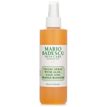 Mario Badescu 蘆薈、鼠尾草和橙花面部噴霧 (Facial Spray With Aloe, Sage & Orange Blossom)