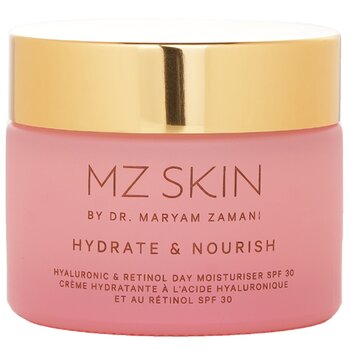 MZ Skin 保濕和滋養透明質酸和視黃醇日間保濕霜 SPF 30 (Hydrate & Nourish Hyaluronic & Retinol Day Moisturiser SPF 30)