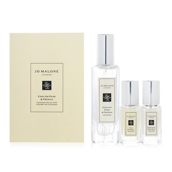 Jo Malone 英國梨和小蒼蘭盒裝：英國梨和小蒼蘭 30ml + 鼠尾草和海鹽 9ml + 野生藍鈴花 9ml (English Pear & Freesia Coffret: English Pear & Freesia 30ml + Wood Sage & Sea Salt  9ml + Wild Bluebell  9ml)