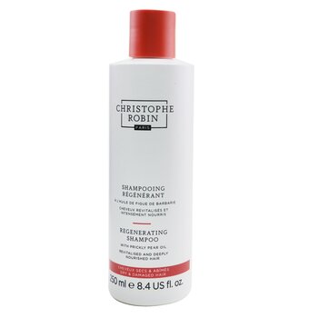 Christophe Robin 含有仙人掌油的再生洗髮水 - 乾燥和受損的頭髮 (Regenerating Shampoo with Prickly Pear Oil - Dry & Damaged Hair)