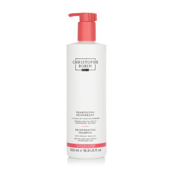 Christophe Robin 含有仙人掌油的再生洗髮水 - 乾燥和受損的頭髮 (Regenerating Shampoo with Prickly Pear Oil - Dry & Damaged Hair)