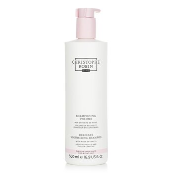 Christophe Robin 含有玫瑰提取物的精緻豐盈洗髮水 - 細而平的頭髮 (Delicate Volumising Shampoo with Rose Extracts - Fine & Flat Hair)