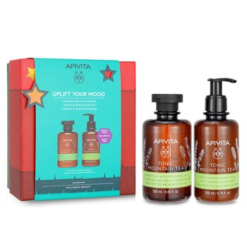 Uplift Your Mood Toning & Revitalization Set: Tonic Mountain Tea Shower Gel 250ml+ Tonic Mountain Tea Body Milk (Uplift Your Mood Toning & Revitalization Set: Tonic Mountain Tea Shower Gel 250ml+ Tonic Mountain Tea Body Milk)