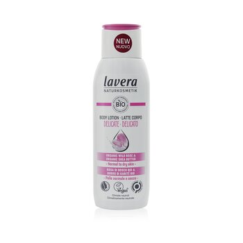 Lavera 身體乳液（精緻） - 含有機野玫瑰和有機乳木果油 - 適合中性至乾性皮膚 (Body Lotion (Delicate) - With Organic Wild Rose & Organic Shea Butter - For Normal To Dry Skin)