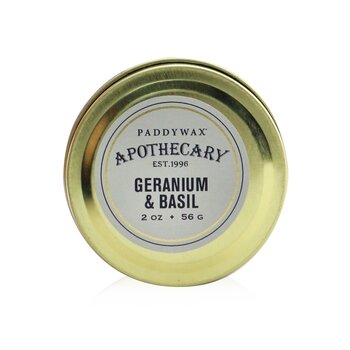 Paddywax 藥劑師蠟燭 - 天竺葵和羅勒 (Apothecary Candle - Geranium & Basil)