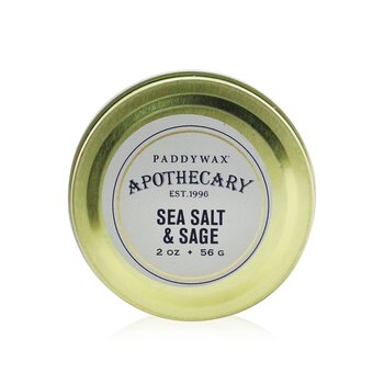 藥劑師蠟燭 - 海鹽和鼠尾草 (Apothecary Candle - Sea Salt & Sage)