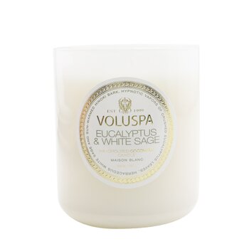 Voluspa 經典蠟燭 - 桉樹和白鼠尾草 (Classic Candle - Eucalyptus & White Sage)