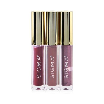 Sigma Beauty Adored 迷你唇膏套裝（2x 液體唇膏 + 1x 唇彩） (Adored Mini Lip Set (2x Liquid Lipstick + 1x Lip Gloss))