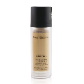 Original Liquid Mineral Foundation SPF 20 - # 20 Golden Tan（適用於帶有玫瑰色色調的中棕褐色涼爽肌膚）（有效期 07/2022）