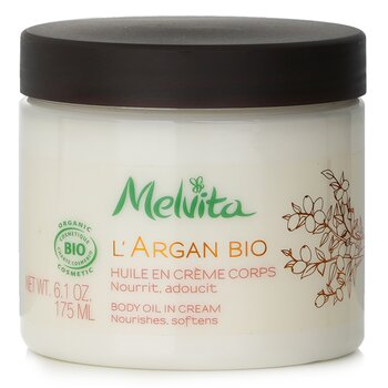 Melvita LArgan Bio 身體油霜 - 滋養和軟化 (LArgan Bio Body Oil In Cream - Nourishes & Softens)