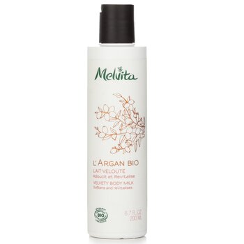 Melvita 有機摩洛哥堅果天鵝絨身體乳 - 軟化和恢復活力 (LArgan Bio Velvet Body Milk - Softens & Revitalises)