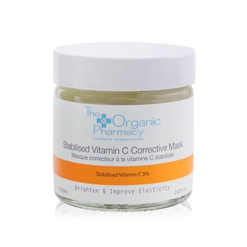 The Organic Pharmacy 穩定的維生素 C 修正面膜 - 提亮和改善彈性 (Stabilised Vitamin C Corrective Mask - Brighten & Improve Elasticity)
