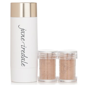 Jane Iredale Amazing Base Loose Mineral Powder SPF 20 可補充刷（1x 刷，2x 補充裝） - Riviera (Amazing Base Loose Mineral Powder SPF 20 Refillable Brush (1x Brush, 2x Refills) - Riviera)