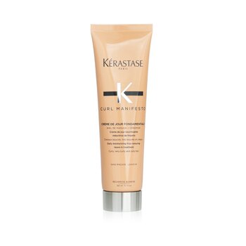 Kerastase Curl Manifesto Creme De Jour Fondamentale 護髮霜每日保濕捲曲減少免洗護理 - 用於捲髮 (Curl Manifesto Creme De Jour Fondamentale Hair Cream Daily Moisturizing Frizz-Reducing Leave-in Treatment - For Curly Hair)