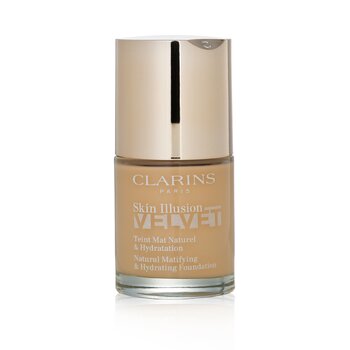 Clarins Skin Illusion Velvet Natural Matifying & Hydrating Foundation - # 105N Nude (Skin Illusion Velvet Natural Matifying & Hydrating Foundation - # 105N Nude)